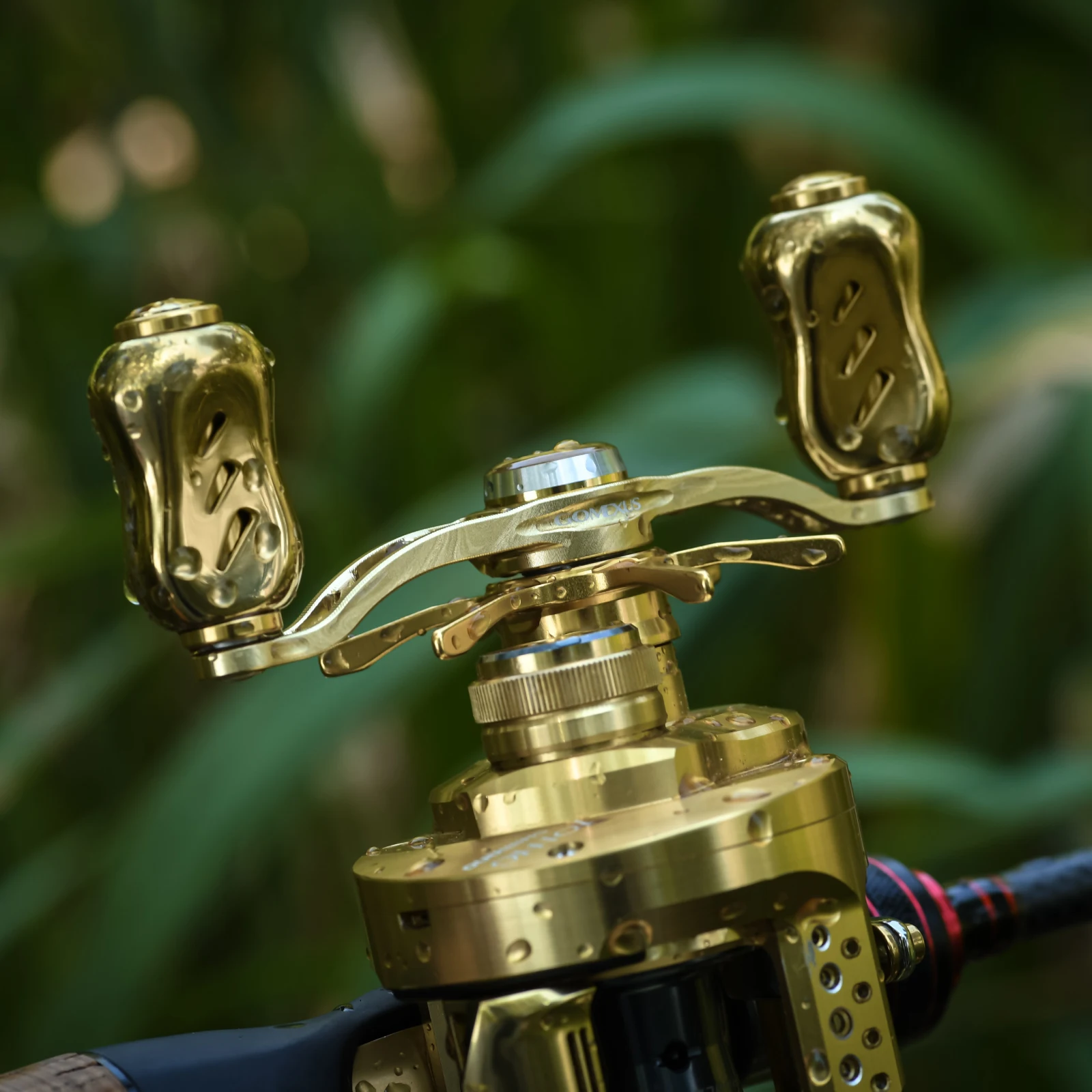 Mango de carrete Gomexus de 100mm con perilla de titanio de 22mm para Shimano Curado Calcutta Conquest 300 400 Daiwa Steez Tatula Baitcaster - imagen 5