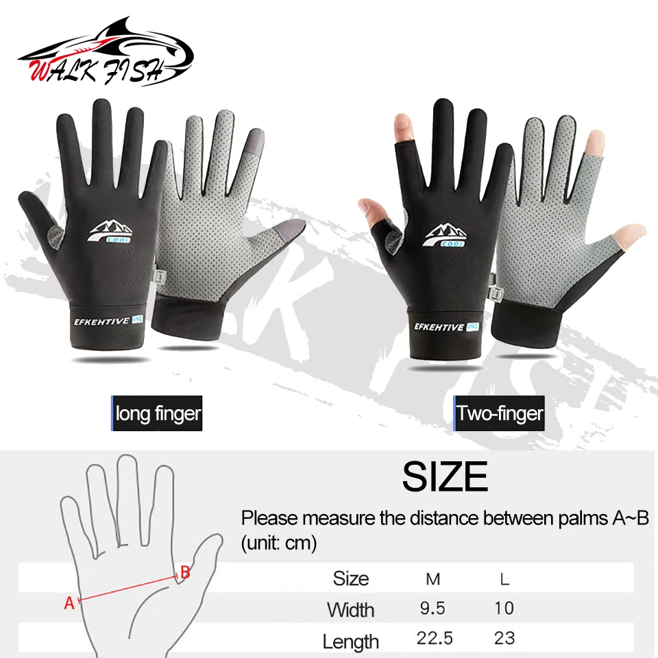 Walk Fish Guantes de pesca para exteriores - Antideslizantes - imagen 3