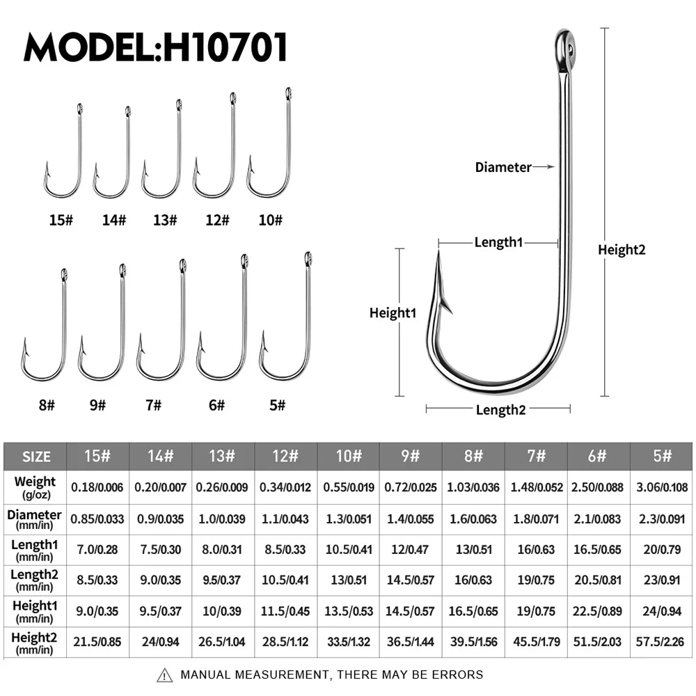 100Pcs High Carbon Steel Fishing Hook Long Handle Barbed Worm Hook With Ring Live Bait Fishing Hook Carp Fishing Accessories - imagen 4