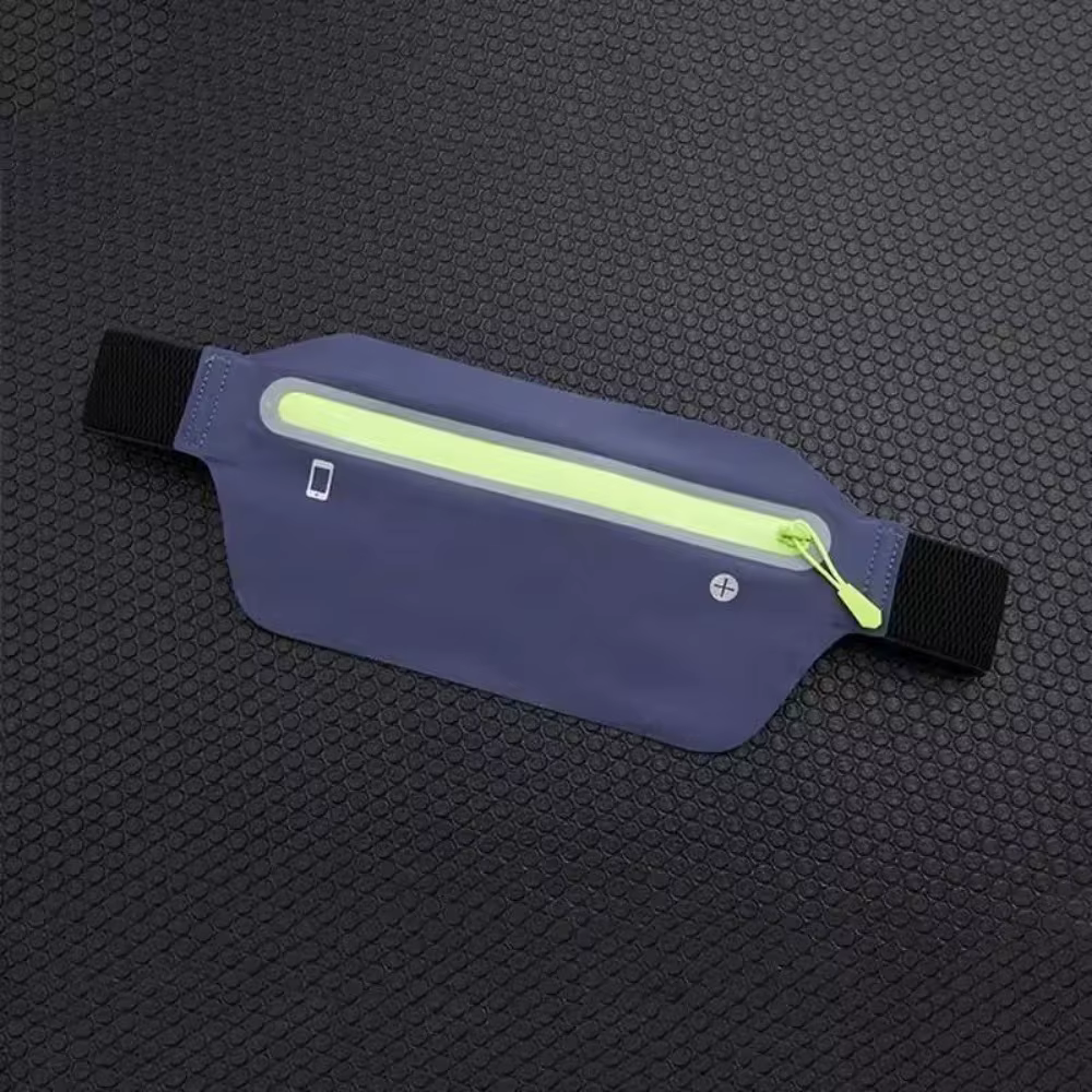Cinturón para correr ultrafino y ajustable con porta móvil