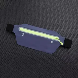 Cinturón para correr ultrafino y ajustable con porta móvil
