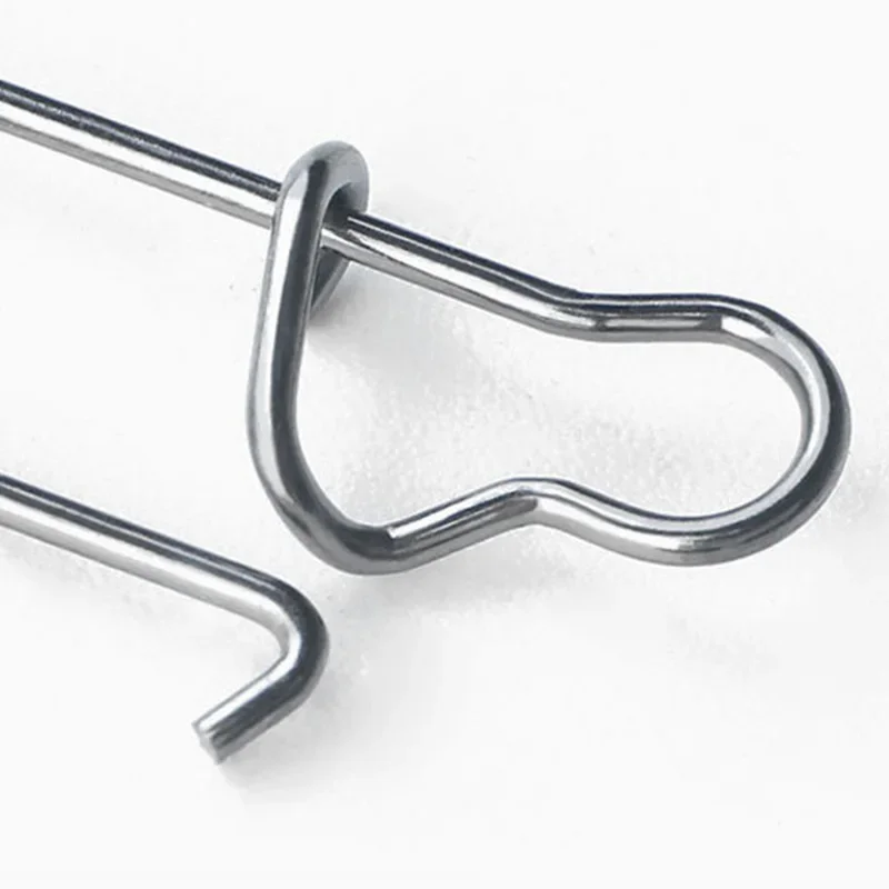 20 Uds. De broches giratorios de seguridad, accesorios de señuelo, conector, anzuelo de pesca, señuelo, accesorios de pista de pesca de alta calidad, herramientas - imagen 2