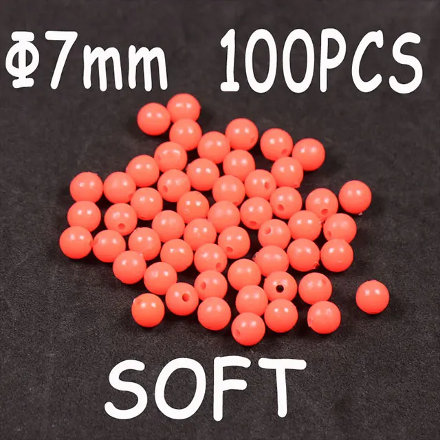 7X7mm Red 100pcs
