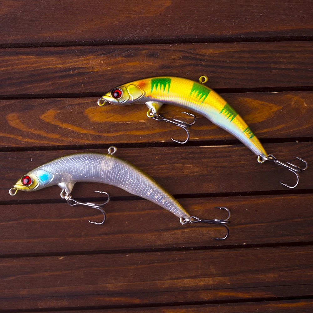CCLTBA-SEÑUELOS Bent Pecil Wobblers de 8,5 cm, 7g, superficie de superficie, sonajero para teñir, cebos de pesca, aparejos para lubina y trucha - imagen 4