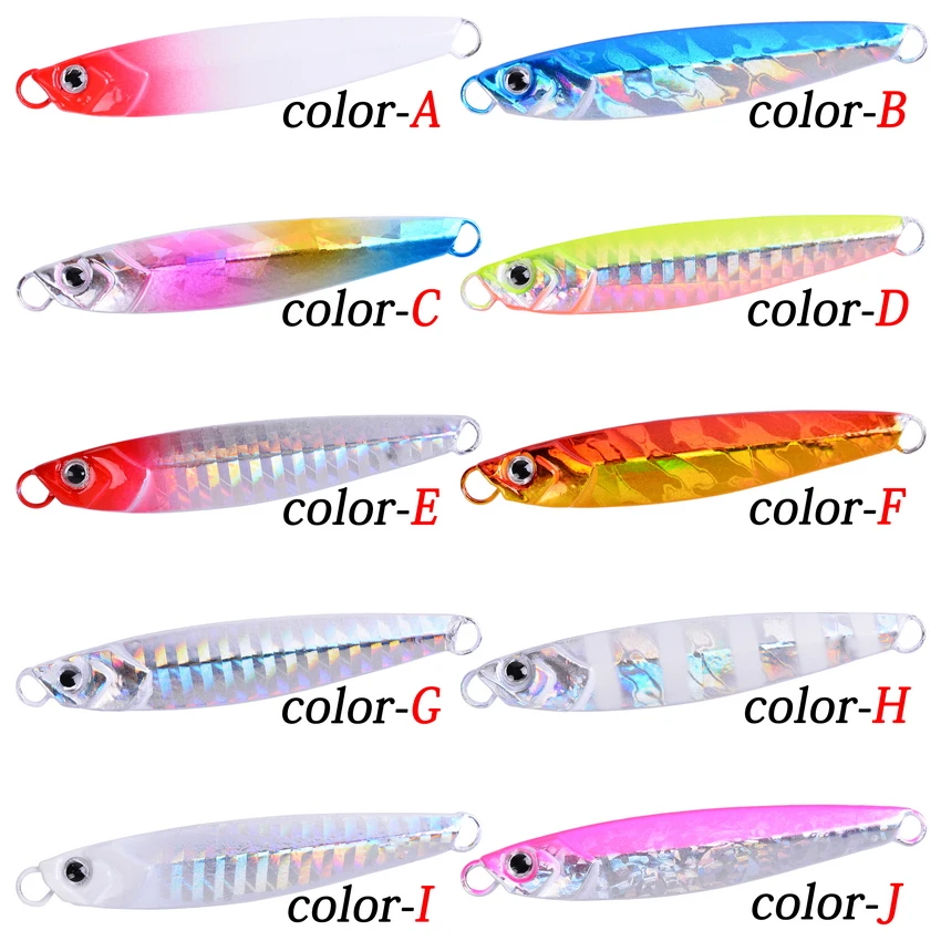 Señuelo de plantilla de Metal de 60g de peso, señuelo de pesca de brillo lento, sin gancho, 100mm, largo, para Orilla, cebo de mar Artificial, 1 unidad - imagen 2