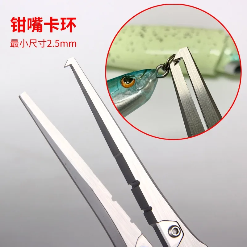 Alicates Yezhu Luya BOTR versión de titanio tijeras multifuncionales alambre de corte de agua de mar de acero inoxidable alicates de forja de bucle abierto - imagen 3