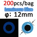 200pcs 12mm Blue