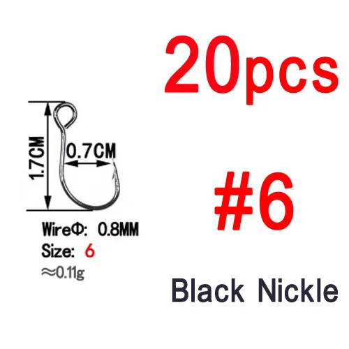 20pcs size 6