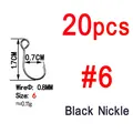 20pcs size 6