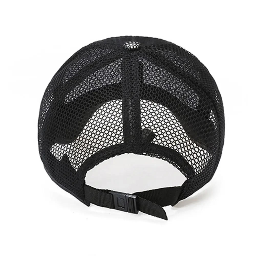 Gorra de béisbol transpirable para hombre y mujer, gorro ajustable de malla completa para deportes al aire libre, protección solar, Verano - imagen 4