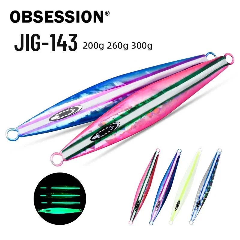Slow Jig Metal Obsession J143 – Hundimiento lento para pesca de altura