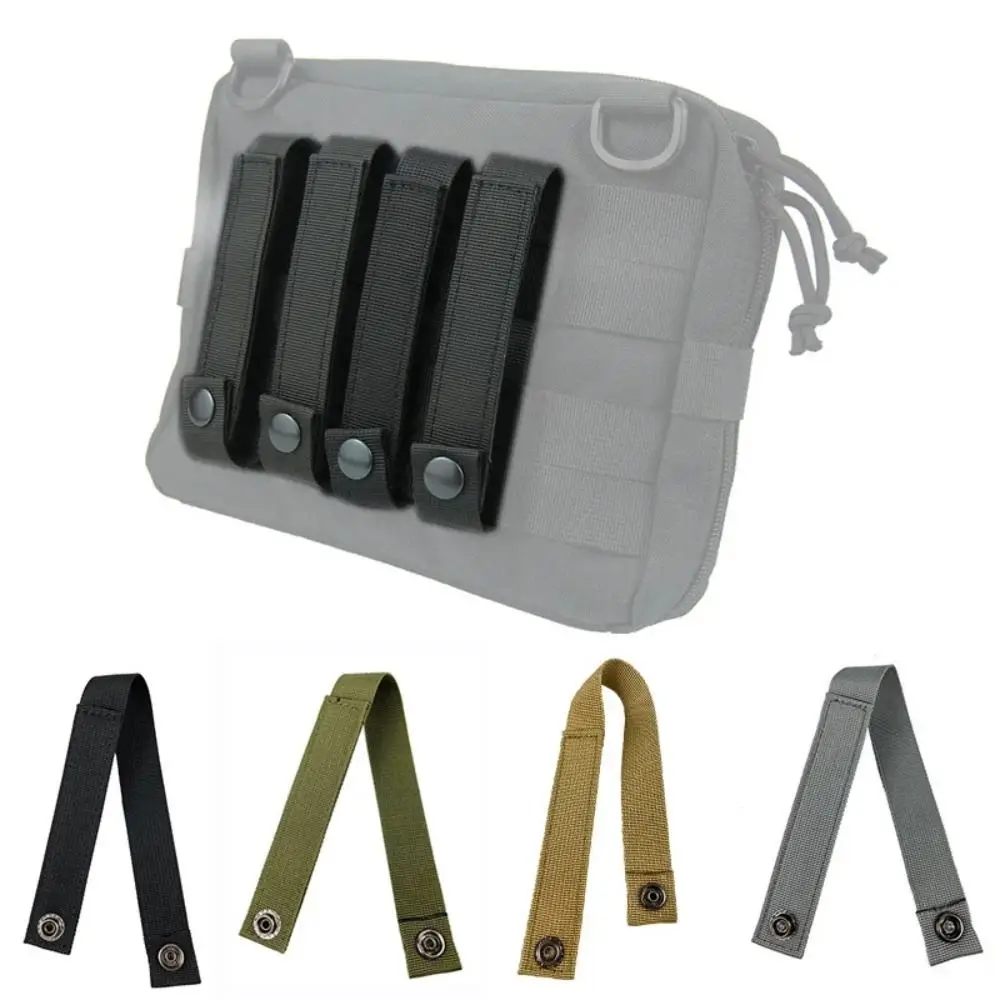 Cinta Molle de nailon práctica EDC, hebilla de cincha, mosquetón de escalada, gancho para llaves, cinturón, ganchos para acampar, soporte para botella - imagen 3