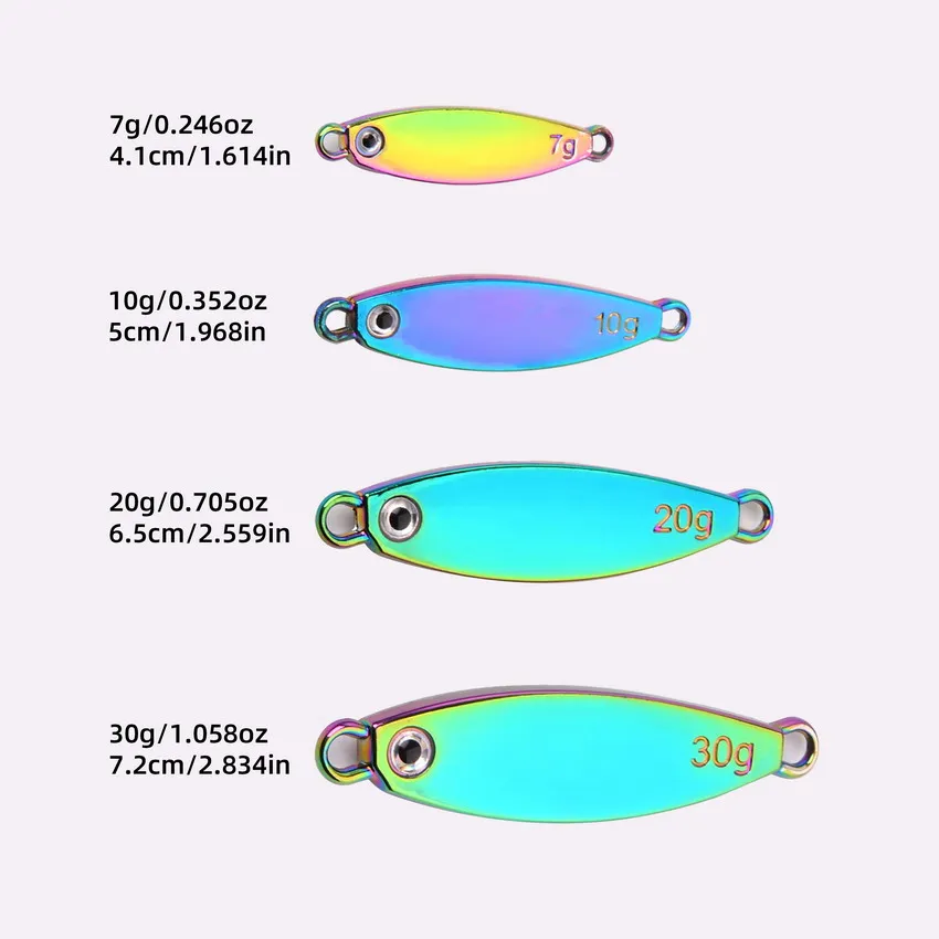Señuelo de Metal de Japón para pesca de lubina, cebo Artificial de fundición a tierra, 7g, 10g, 20g, 30g, Jigging - imagen 5