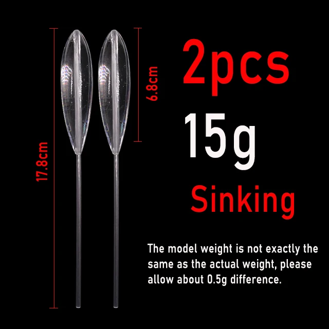 2pcs Sinking 15g