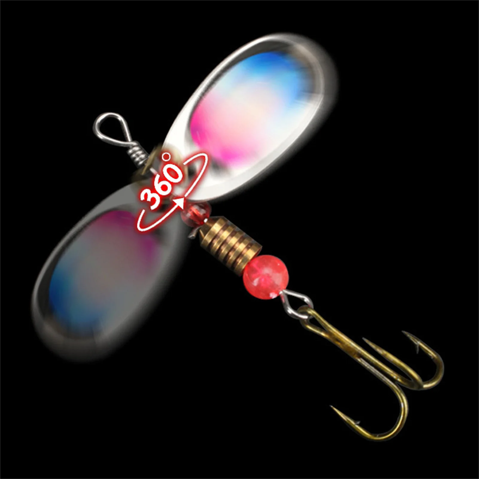 11 Uds Spinner señuelo cebo brillo Metal señuelo de pesca para carpa cruciana lubina cabeza grande portátil accesorios de pesca al aire libre - imagen 2