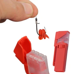 Clip gusano sangre para pesca de carpín – Alimentador automático