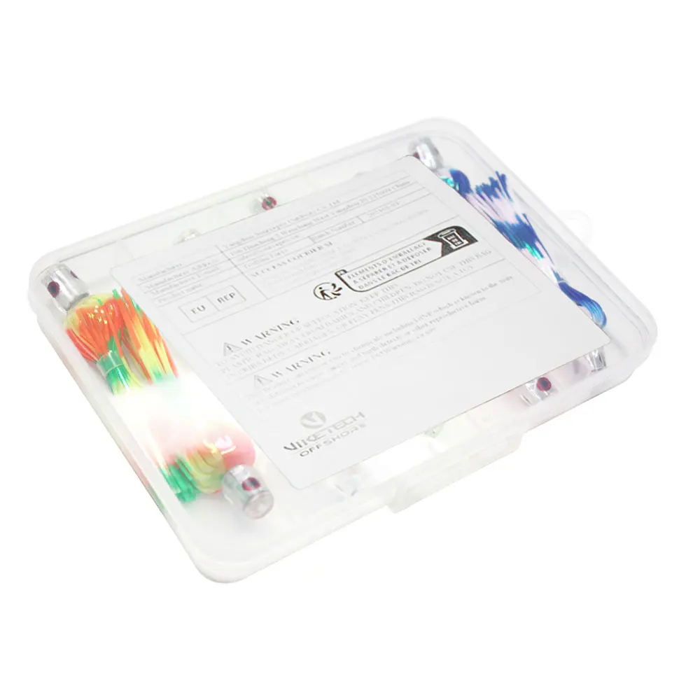 10 Uds. Señuelos de pesca de 2,5 pulgadas de largo de la serie King Buster Bling-faldas holográficas de silicona, perfectos para pesca en agua salada - imagen 3