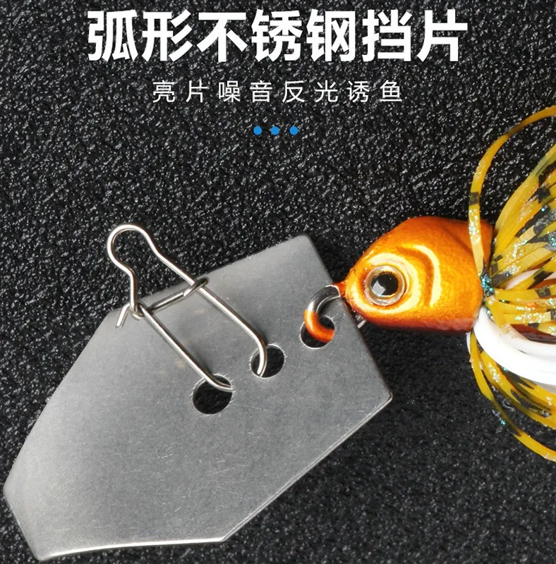 Señuelo giratorio de alambre para pesca, cebo Artificial de 12g, 16g y 20g, Wobbler, Chatterbait, Jig Dancer, Spinner - imagen 3