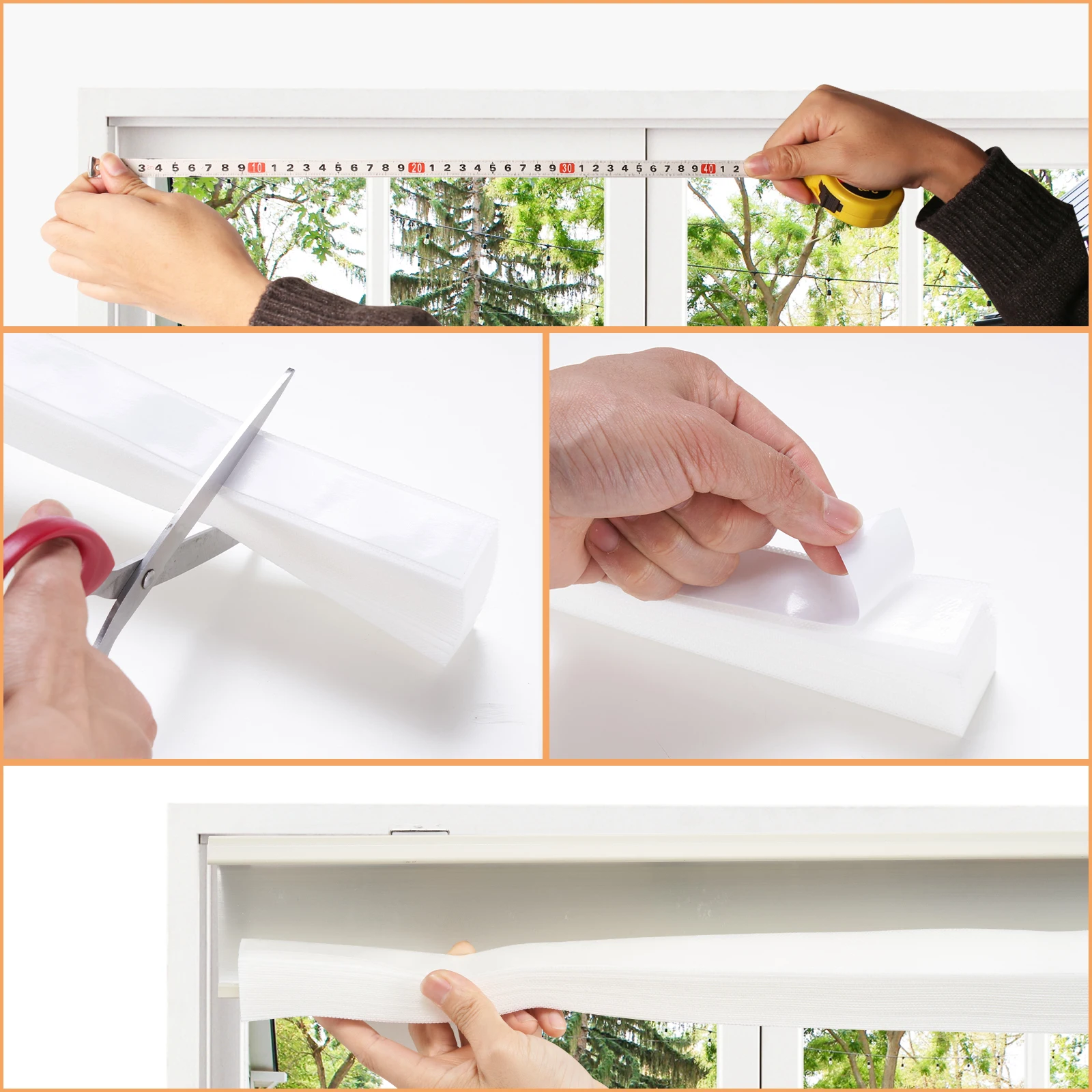 Persianas sin taladro, cortinas adhesivas para dormitorio, cocina, baño, ventanas, filtrado de luz, protección de privacidad con Clips - imagen 5