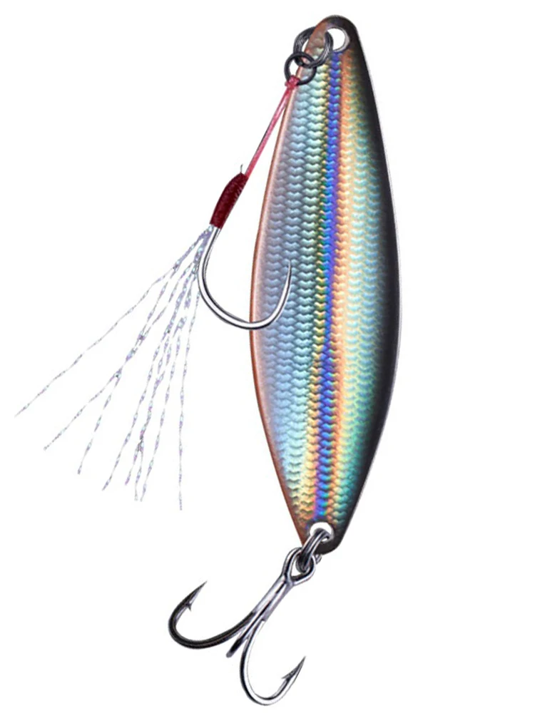 EWE Shansha-señuelo de pesca con plantilla de caída lenta, lentejuelas de Metal VIB, 7/11/14/18/22/28g, capa de natación completa, cebo falso Wobbler Artificial - imagen 5