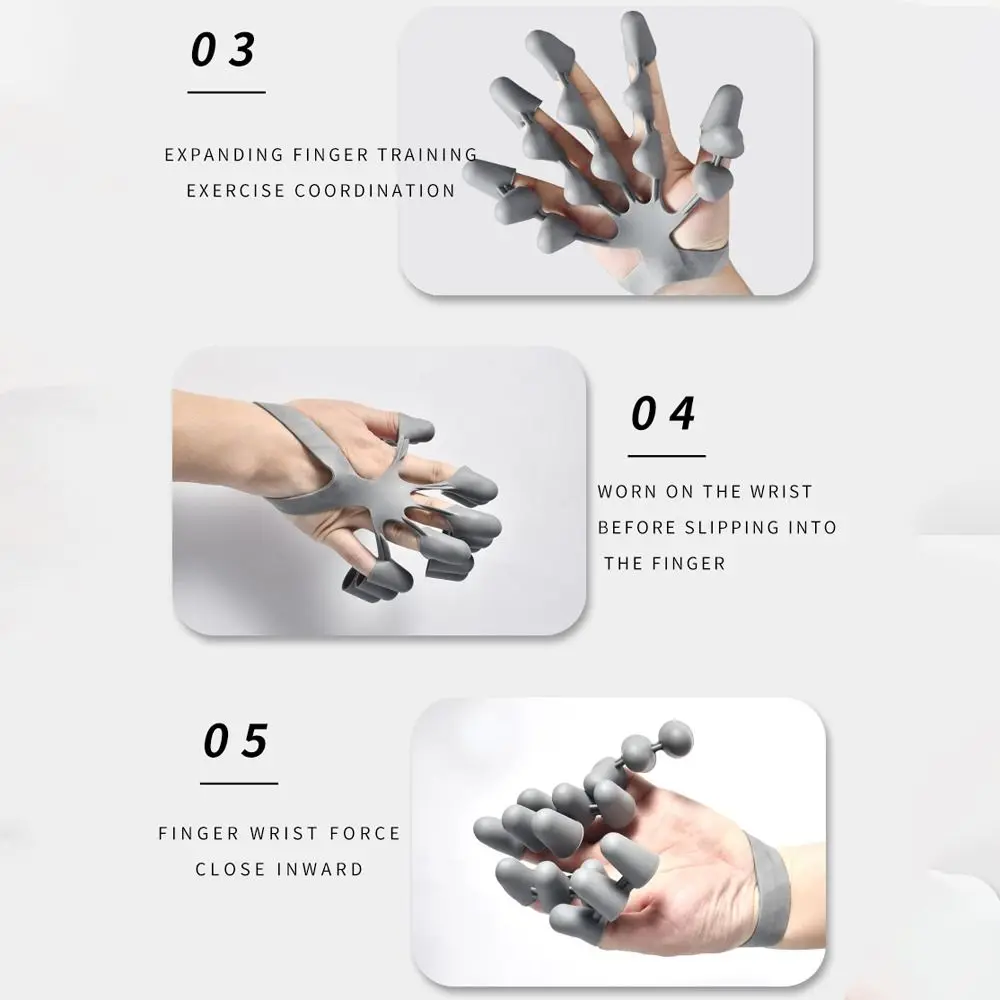 Ejercitador de dedos para guitarra, herramienta física de recuperación, fortalecedor de manos para pacientes - imagen 5