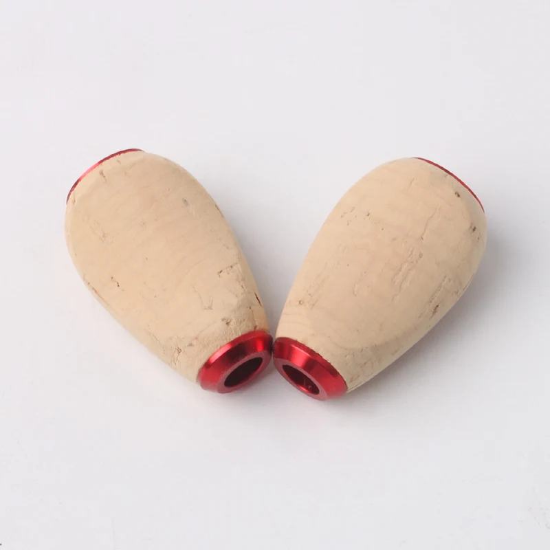 Ruke 1 pieza de carrete de pesca perilla de madera Baitcasting carrete giratorio mango perilla incluye 2 uds rodamientos accesorio de carrete DIY para tipo Sh/Dai - imagen 3