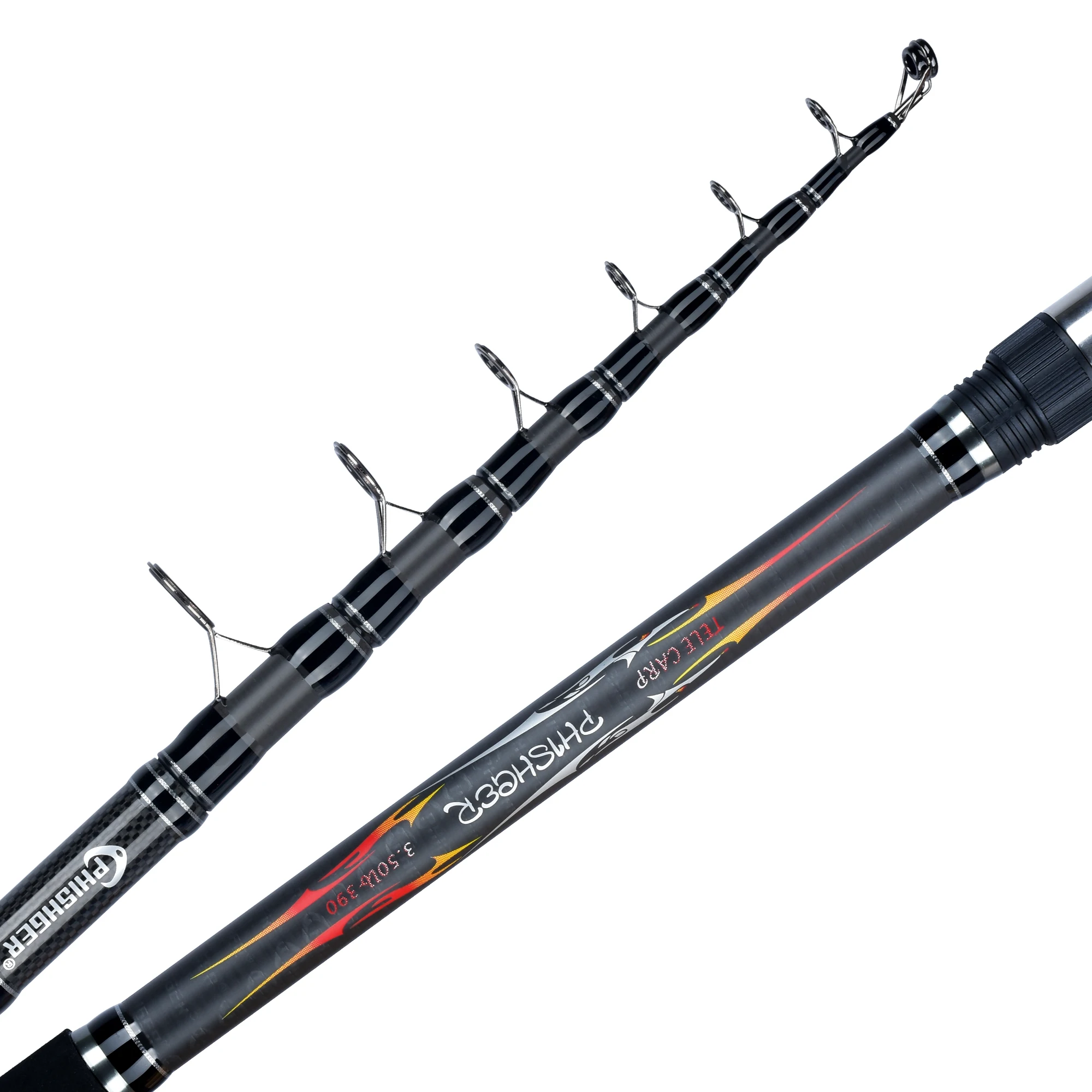 Caña de Surfcasting Telescópica BIUTIFU de Carbono 30T - 40-160g - imagen 4