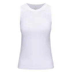 Chaleco de Yoga sin mangas para mujer, camiseta ajustada de manga corta para correr, camisetas sin mangas deportivas de secado rápido, entrenamiento de gimnasia