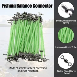 Línea de pesca con señuelo y esmerillones – Conector T
