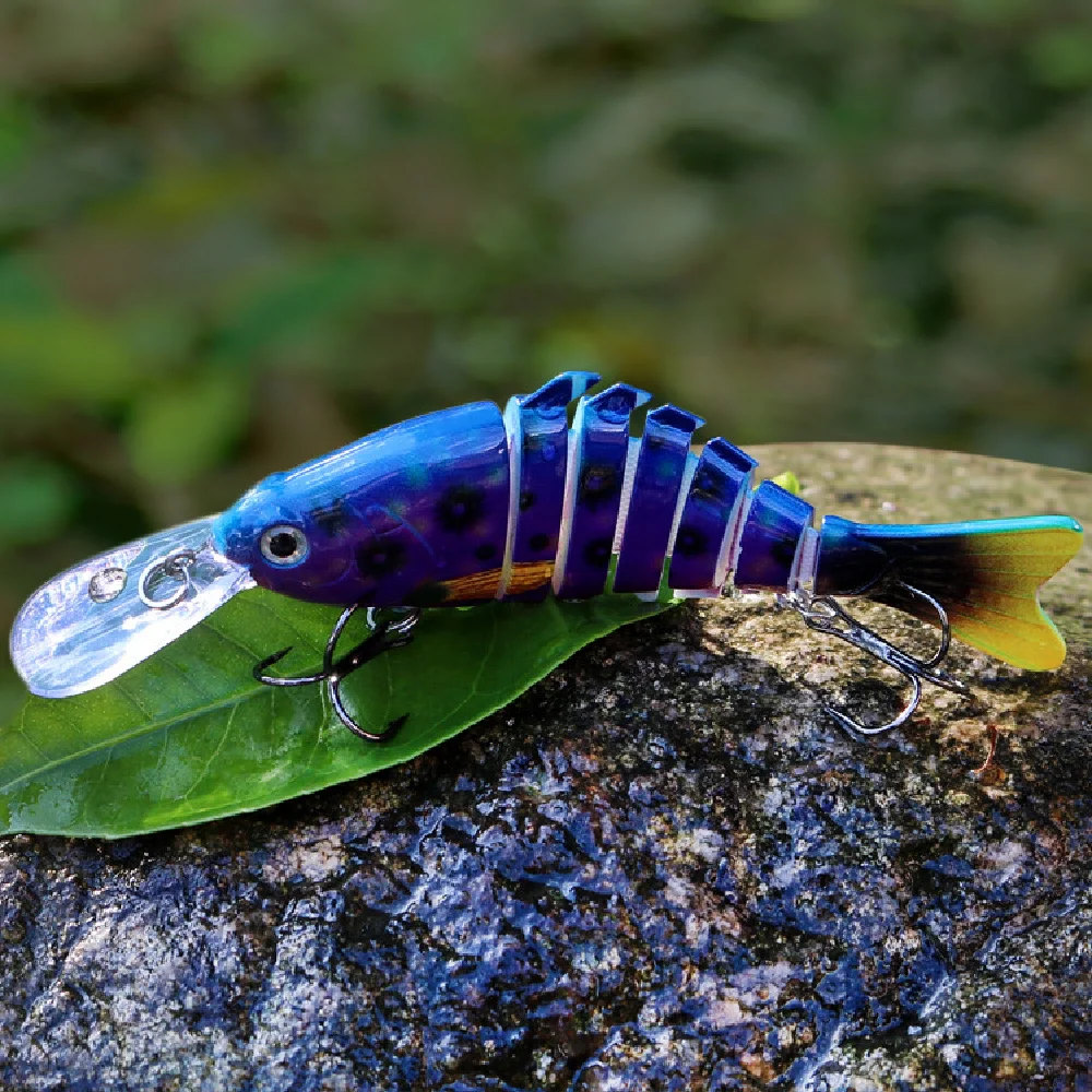 1 Uds. Señuelos de pesca con cebo de natación Wobblers 12cm 17g Artificial multisección SwimBait Crankbait JerkBait Trolling Pike carpa aparejos - imagen 3