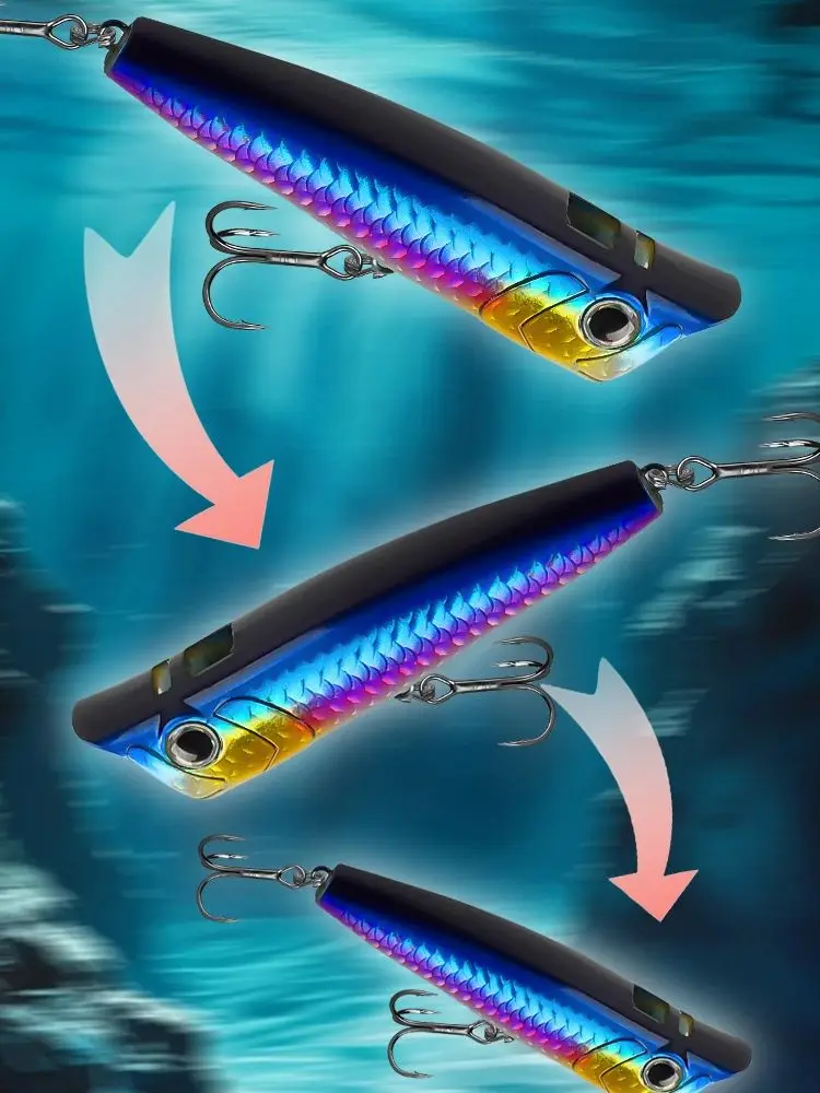 Señuelos de pesca TAIYU 14g 9cm Topwater Popper Wobbler Artificial cebos duros coloridos agua dulce/agua salada señuelo de pesca de gran ruido - imagen 2