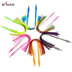 Faldas de Silicona Jigging Elásticas – 6 mechones para pargo, calamar y pulpo