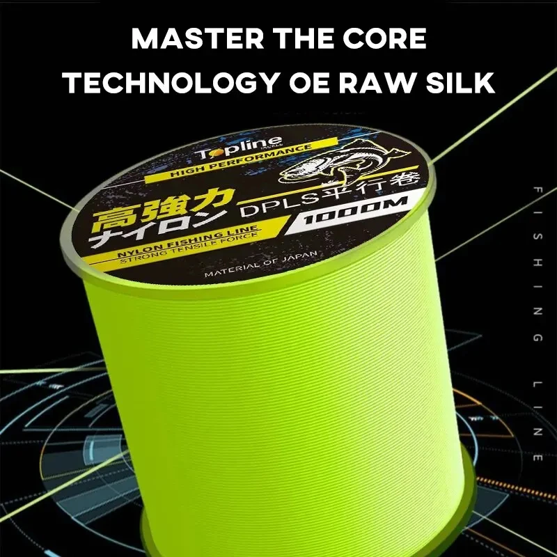 Línea de pesca 2 uds 1000mm 0,372mm línea de nailon color mezclado línea de PE más resistente y duradera para pesca en el mar de agua salada - imagen 3