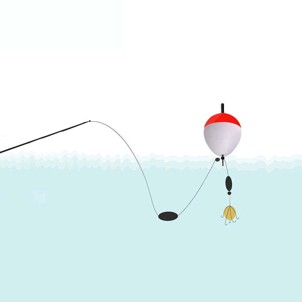 Flotador de Pesca de espuma, boya flotante, tubo de palo de luz para aparejos de Pesca, 1g-30g, 5 unidades por lote - imagen 2