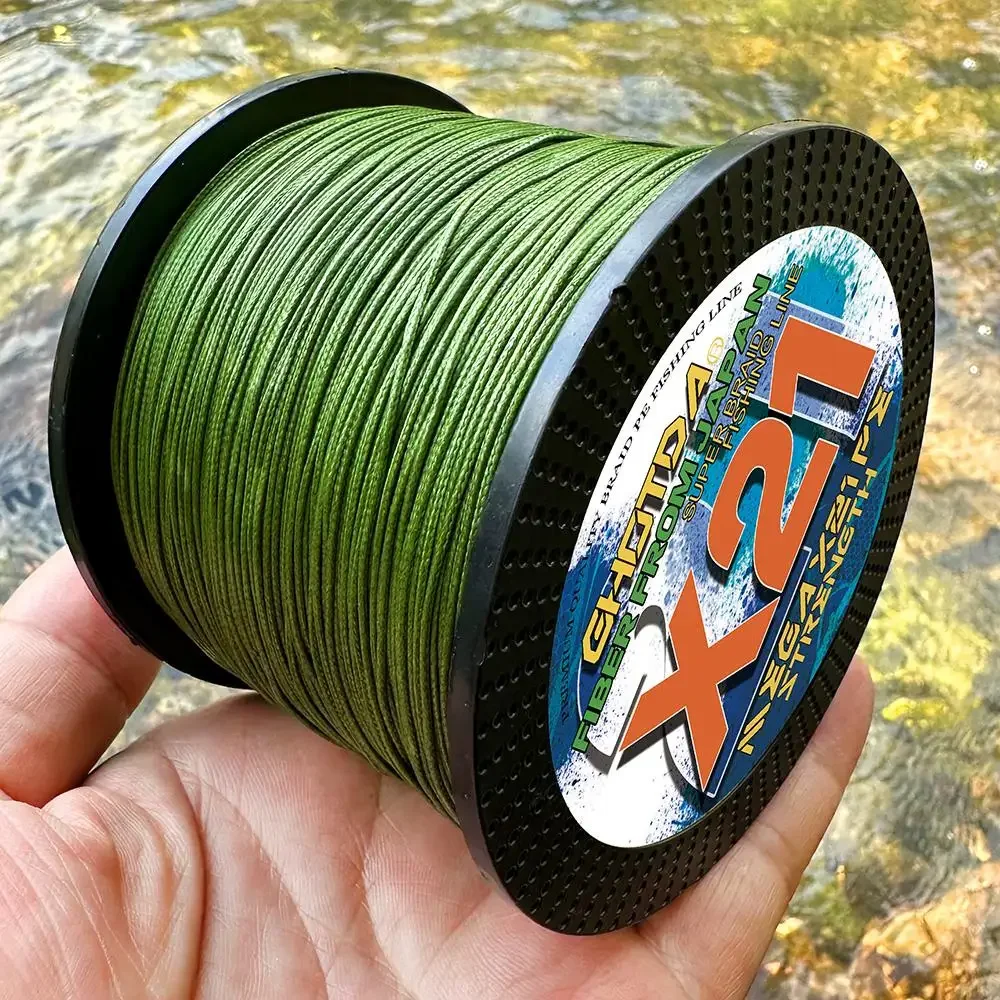 Trenza PE GHOTDA X21 – Multifilamento 21 hebras para carpa y mar - imagen 2