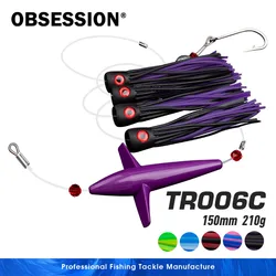 OBSESSION TR006-C Popper superficie – 6″ anzuelo para mar