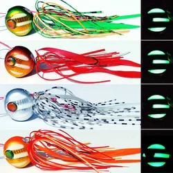 40g-200g Madai Inchiku Jig Metal pescador Glow Jigs señuelo Pesca cebo barco Pesca en el mar luminoso Jigging señuelos plomo cebo Artificial