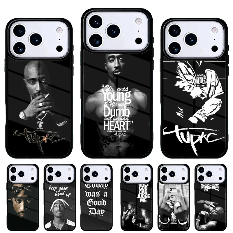 Funda 2Pac Tupac Shakur para iPhone – Diseño Hip-Hop y Rap