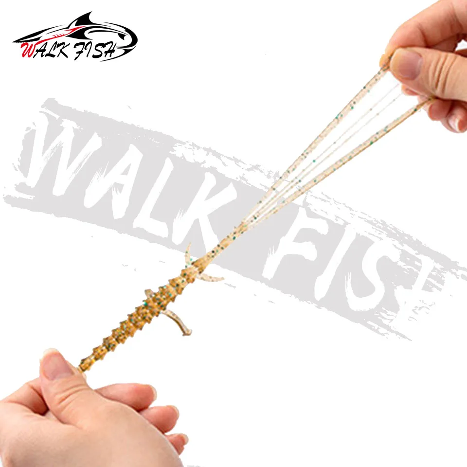 WALK FISH señuelo suave de pesca, anzuelo Wobblers Swimbait de silicona, 90mm, 3g, cebo artificial, 8 unidades - imagen 4
