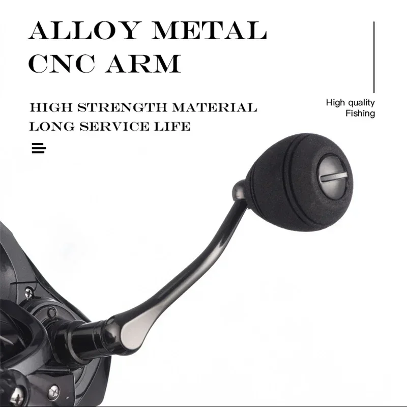 VWVIVIDWORLD, alta calidad, carretes de pesca de aleación, carrete de aleación, brazo de aleación, 6,2: 1 de alta velocidad, carrete de fundición, carrete giratorio, carrete de Baitcasting - imagen 5