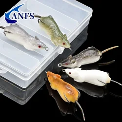 ANFS 1 pieza/5 piezas señuelo de pesca suave-cebo Artificial realista perfecto para pesca en agua dulce y salada