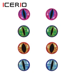 ICERIO-señuelo de pesca realista con ojos de dragón 3D, 100 piezas, Kabura Slider Jigs Crankbait Popper, Streamer de agua salada, materiales de mosca
