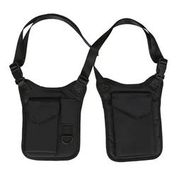 Chaleco Táctico Pesca con Funda Pistola Multifunción