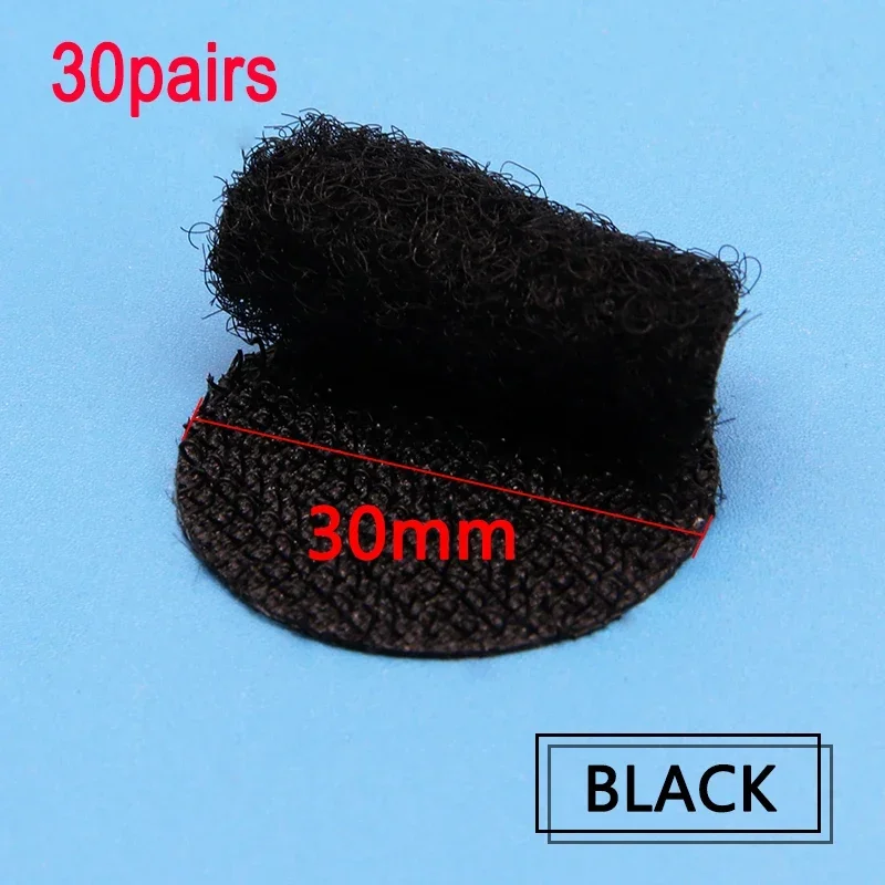 30mm black 30pairs