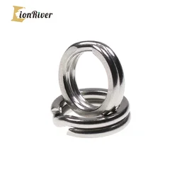 LIONRIVER Anillo Dividido Acero Inoxidable – Agua Salada Doble Círculo