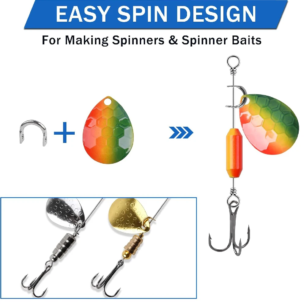 Easy Spin Spinner cuchara para spinnerbait señuelo DIY - imagen 4