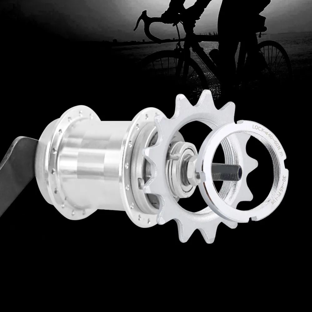 Rueda libre de acero duradera, volante de inercia de marcha única 13T/14T/15T/16T, piñones de piñón fijo, piezas de bicicleta de rueda libre