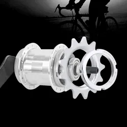 Rueda libre de acero duradera, volante de inercia de marcha única 13T/14T/15T/16T, piñones de piñón fijo, piezas de bicicleta de rueda libre