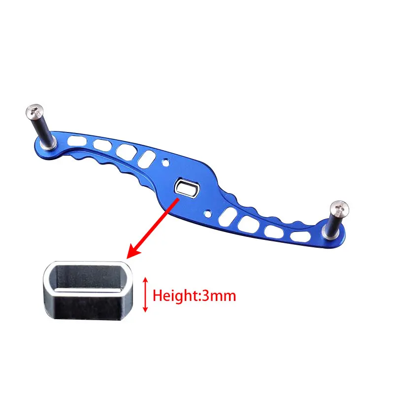 Adaptador de mango de carrete de pesca de fundición de cebo, 5 uds./10 Uds., 5*8 a 4*7, pieza de ajuste del tamaño del agujero del eje para carrete de pesca de fundición SHIMANO - imagen 3