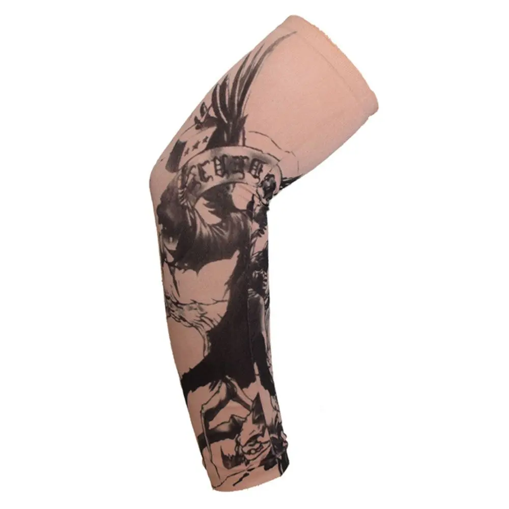 Manga de tatuaje de brazo de flores para montar al aire libre, protector solar de viaje deportivo para pesca, Verano - imagen 4